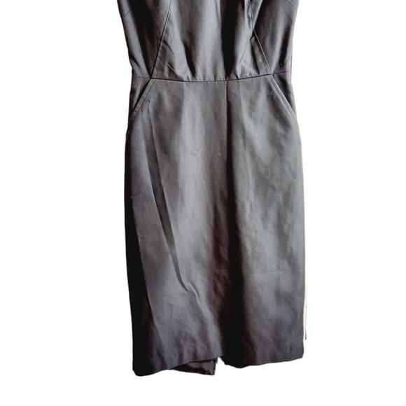 NWT Jenni Kayne Cut Out Midi pencil Cotton Dress w/ Silk Lining Size: 2 - Picture 3 of 9